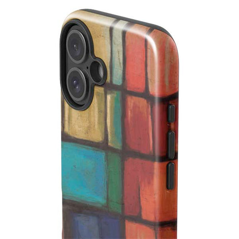 Stained Glass iPhone 16 Plus Impact Case